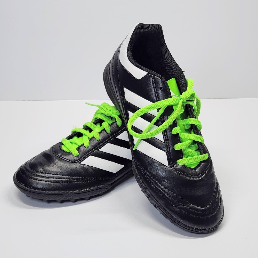 Adidas Goletto VI TF Soccer Shoes Mens/Youth Size 4.5 Black Turf Cleats BB4837
